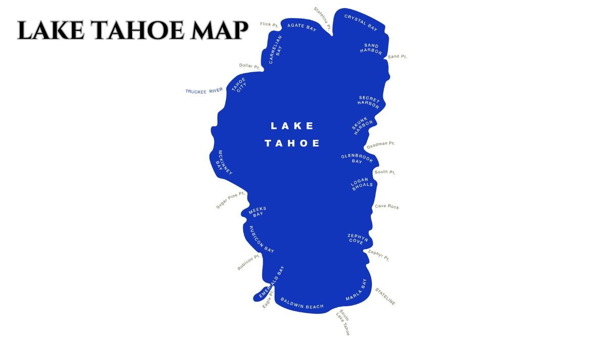 lake tahoe map