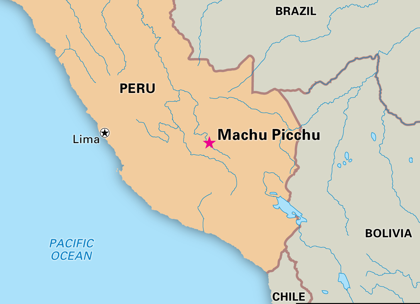 Picchu on Map